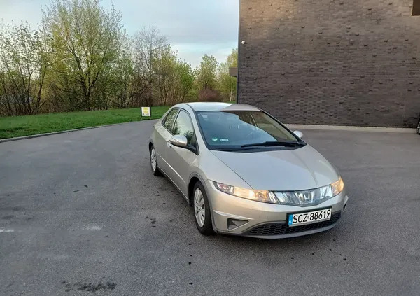 śląskie Honda Civic cena 21900 przebieg: 157000, rok produkcji 2008 z Sosnowiec